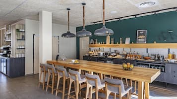 Daily buffet breakfast (EUR 15 per person)