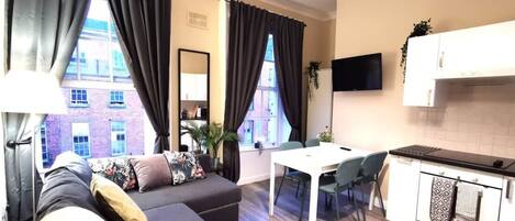 Televisie en een kantoor