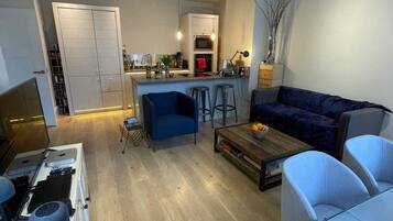 Apartamento básico, várias camas | Parte interna