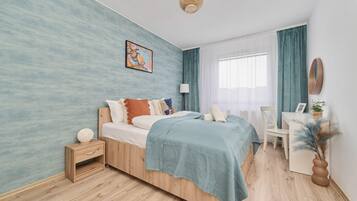 1 makuuhuone, silitysrauta/-lauta, Wi-Fi, vuodevaatteet