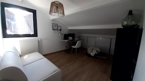 Televisie, een dvd-speler en boeken