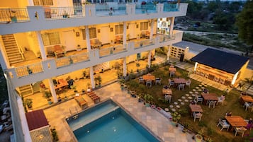 Front of property – evening/night