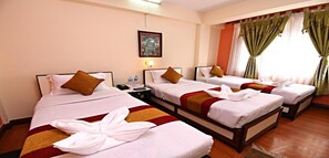Deluxe Triple Room | Free WiFi, bed sheets - MeroStay 175 Hotel Sure (Kathmandu)