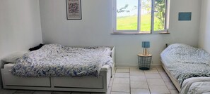 3 makuuhuonetta, vauvan matkasänky, ilmainen Wi-Fi, vuodevaatteet