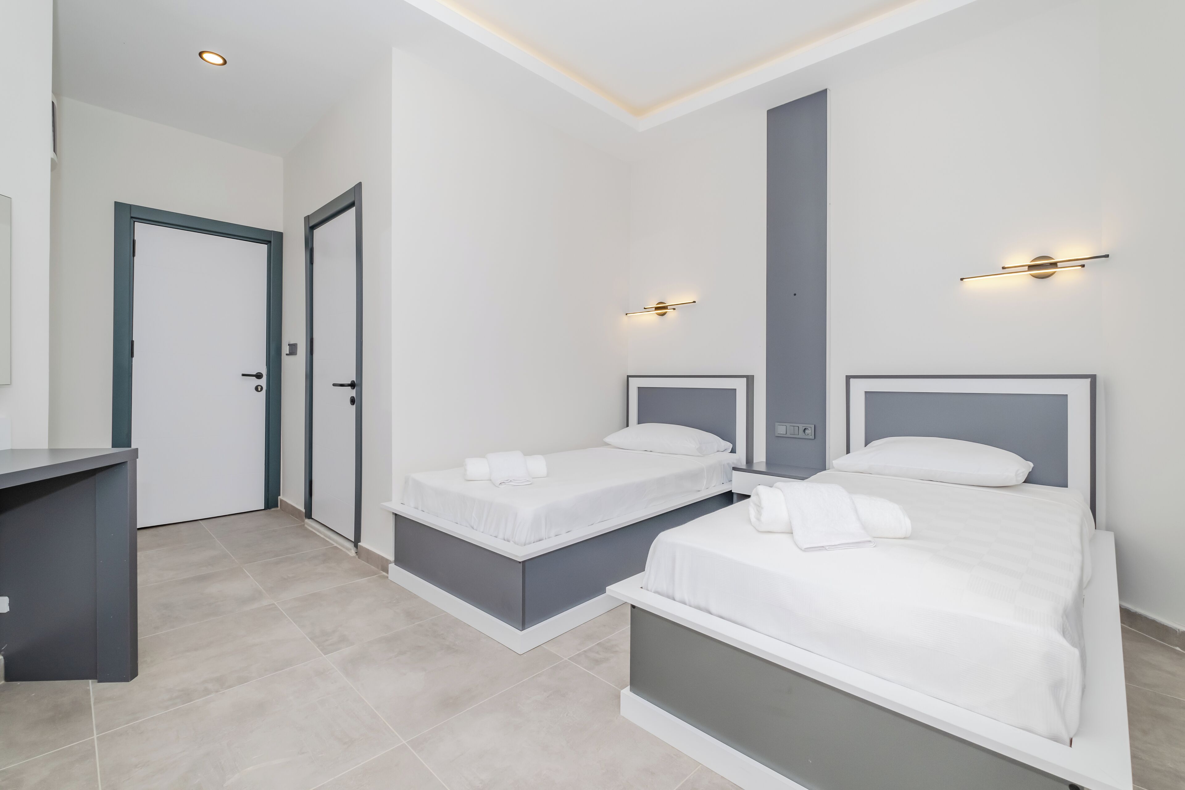 Chambre avec lits jumeaux, vue ville