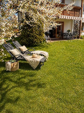 Terrace/patio - Vacation apartment with own infrared sauna and terrace - Bavarian Forest (Mauth)