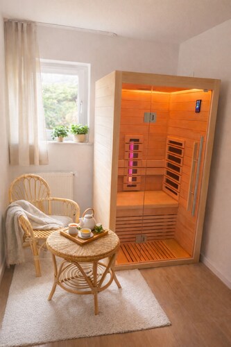 Vacation apartment with own infrared sauna & terrace - Bavarian Forest