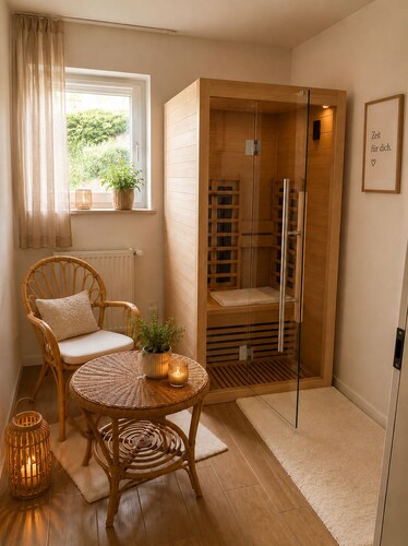 Ferienwohnung mit eigener Infrarotsaune u. Terrasse – Bayerischen Wald