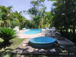 Pool - Sítio, casa inteira, em Nova Iguaçu, muito bem localizado. (Campo Alegre Nova Iguaçu)