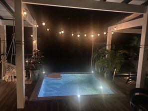 Terrace/patio - Gîte Avec Vues sur Mer, Piscine, Barbecue ,jardin (Deshaies)