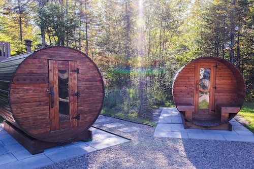 LAKAY / Spa, Piscine, Sauna, Billard, Sentier / 25 min de Québec