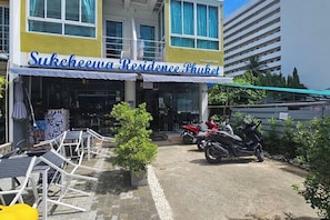 Voorkant van accommodatie