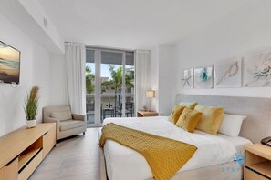 1 bedroom, iron/ironing board, travel crib, WiFi