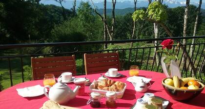 Suite Chambre D'hôte Avec Piscine vue sur les Pyrénées