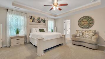 4 bedrooms, laptop workspace, iron/ironing board, free WiFi