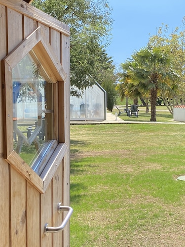 Chalet en Bois "kota Finlandais" 2 Pers Dans Résidence de Charme