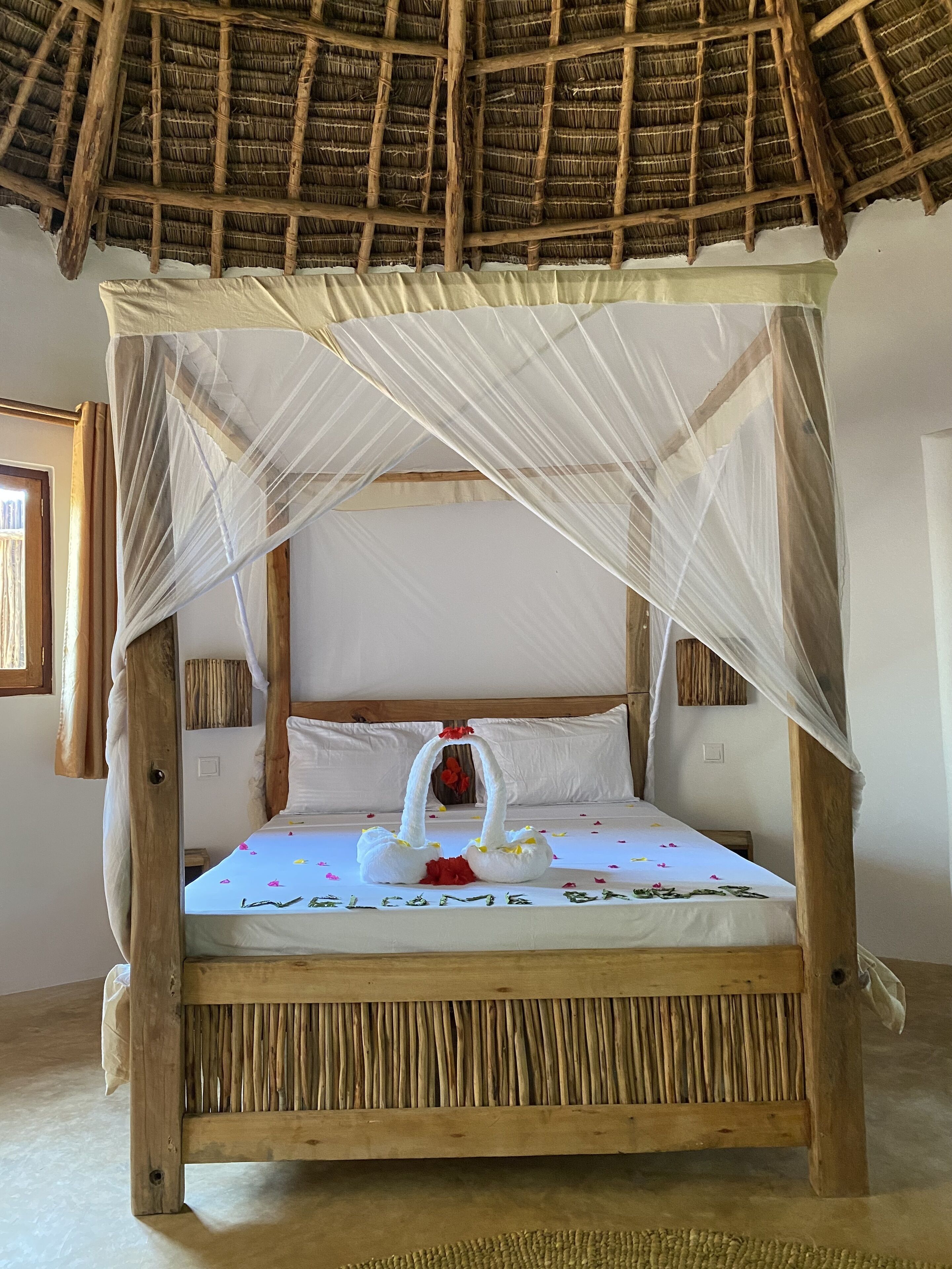 Premium bedding, free WiFi, bed sheets