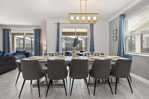 Dining - Last Minute Disney! Private Pool, Hot Tub, Game Room & Themed Bedrooms. Book Now! #57281 (Orlando)