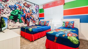 5 bedrooms, iron/ironing board, WiFi, bed sheets