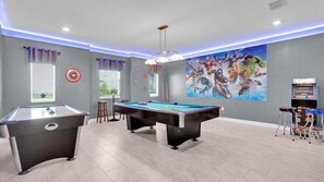 Games room - Last Minute Disney! Private Pool, Hot Tub, Game Room & Themed Bedrooms. Book Now! #91325 (Orlando)