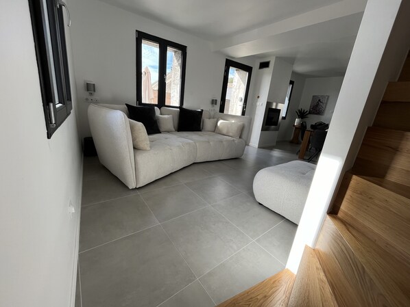 تلفزيون، مدفأة