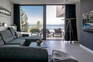 Living area - Villa Trinity - Hillside villa with Sea View and Infinity Pool (Kali)