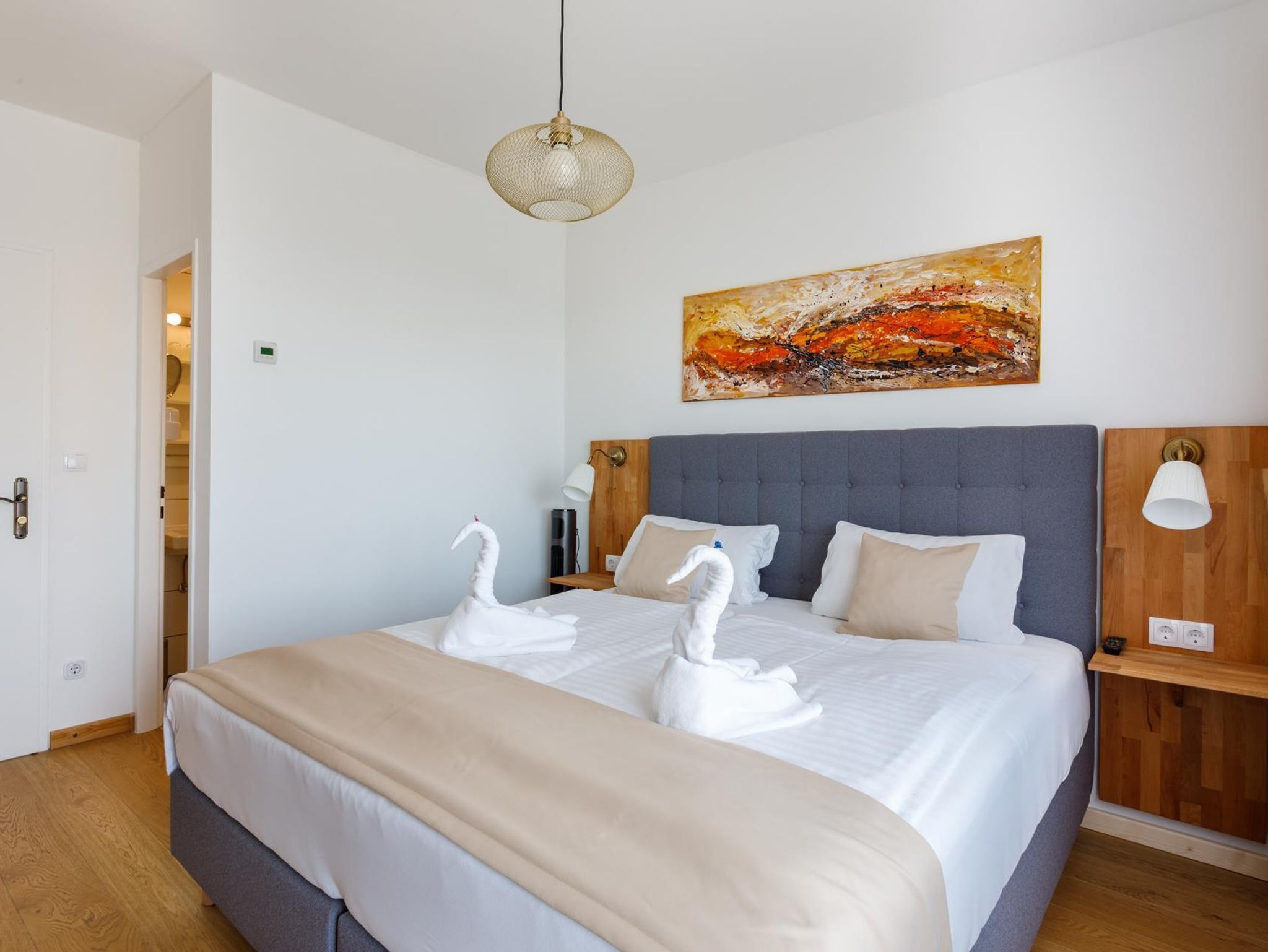 Doppelzimmer mit Balkon Seeseite - Pension Laubenhof