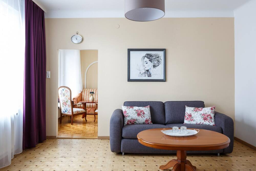 Deluxe Suite, Dusche, WC - Pension Laubenhof