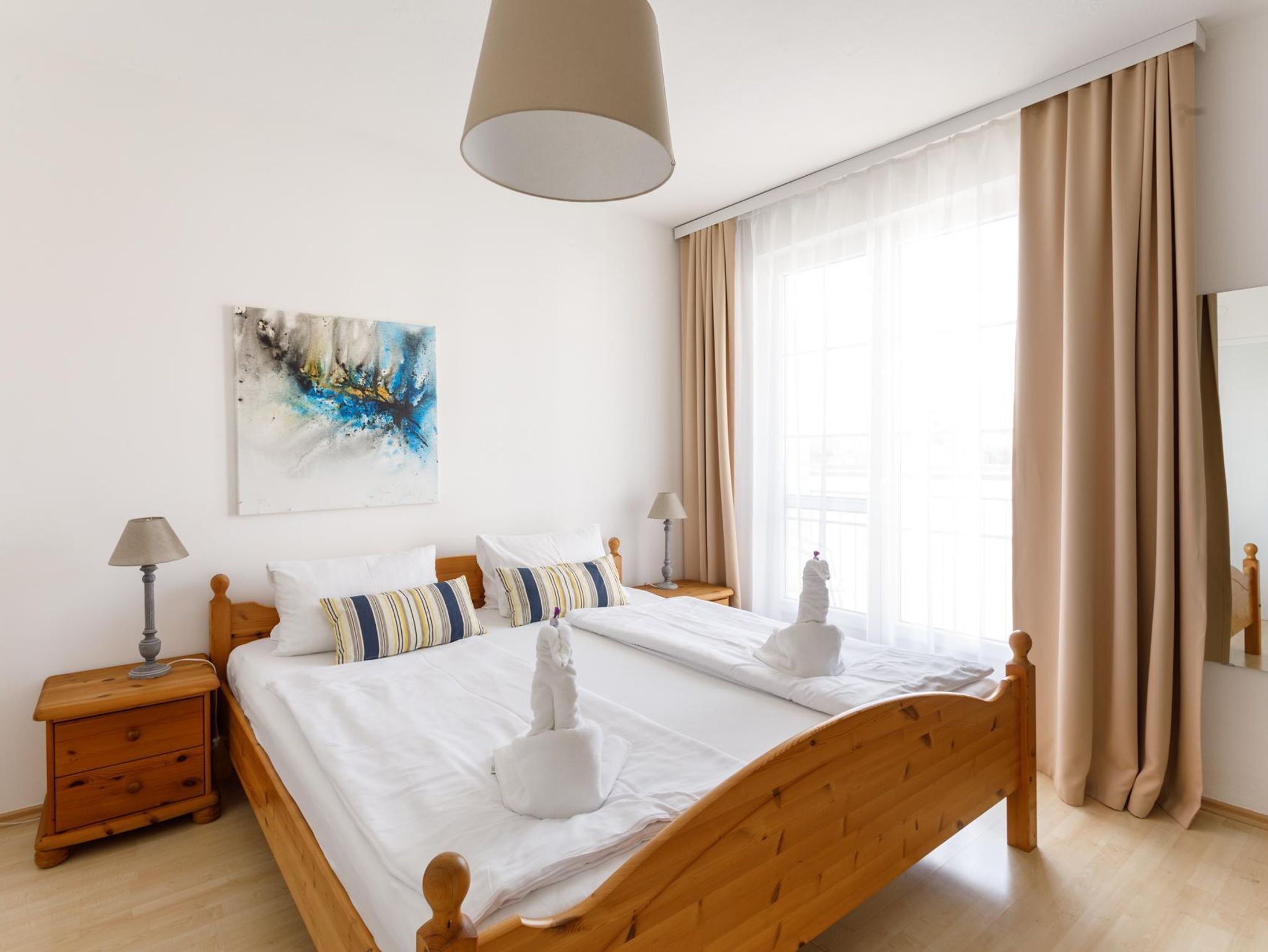 Doppelzimmer mit Balkon und Kleinem Bad - Pension Laubenhof