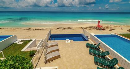 Private Pool in beach front villa • Sleeps 8 • Gated Access