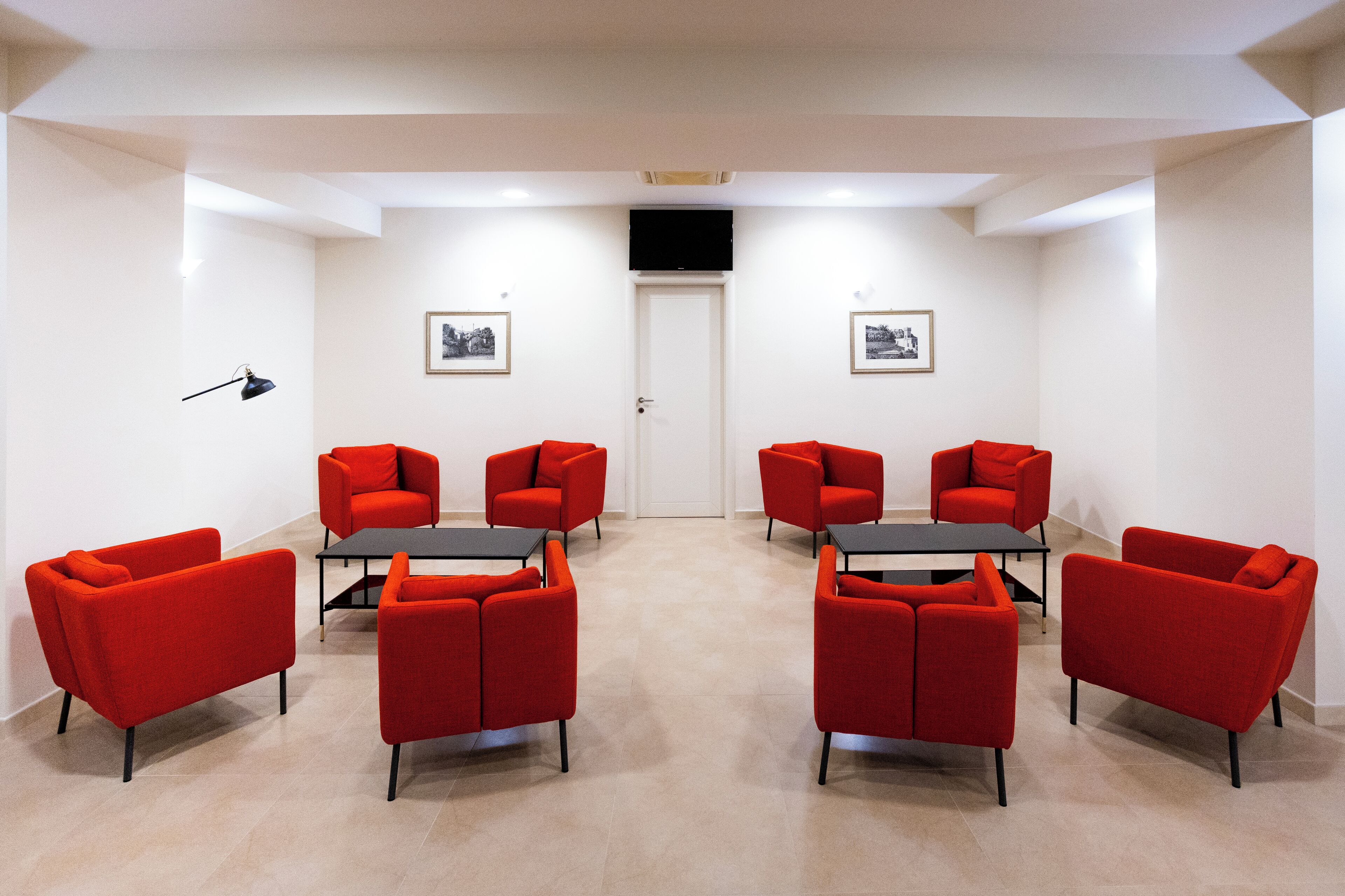 Sala de estar en el lobby