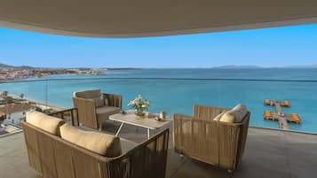Süit, Deniz Manzaralı, Köşe | Balkon manzarası