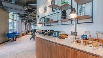 Daily buffet breakfast (EUR 19 per person)