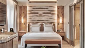 Swiss, Rom – superior, 1 kingsize-seng | Sengetøy av topp kvalitet, minibar, individuelt innredet og skrivebord