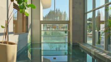 Indoor pool, outdoor pool