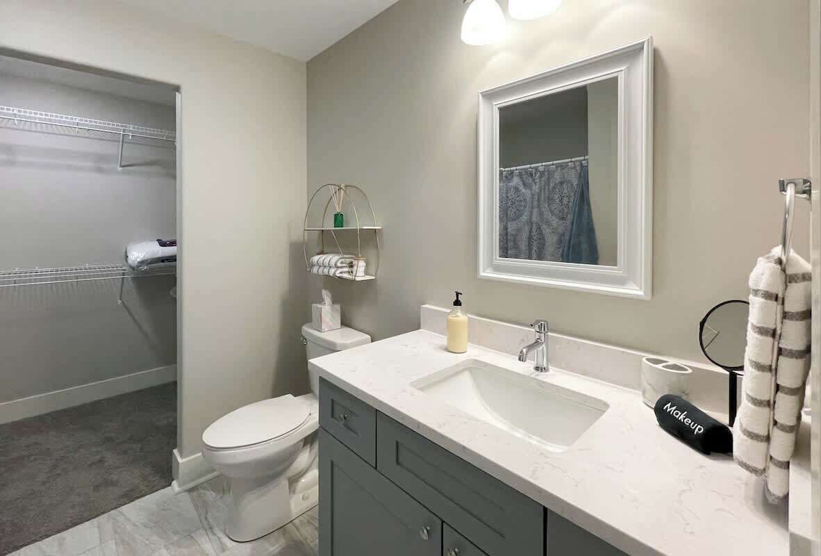 Shower, hair dryer