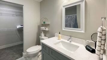 Shower, hair dryer