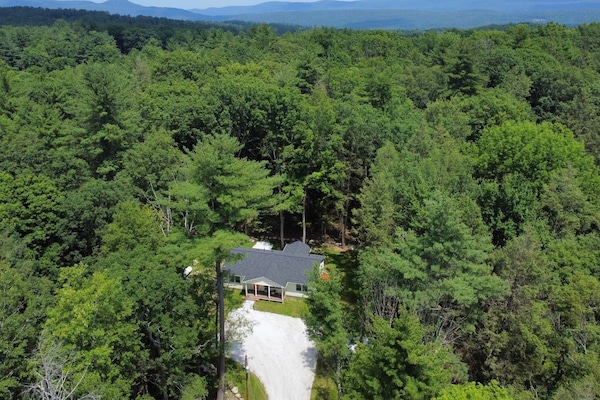 Truly nestled on 5+ acres and LESS than 0.8miles to downtown Great Barrington