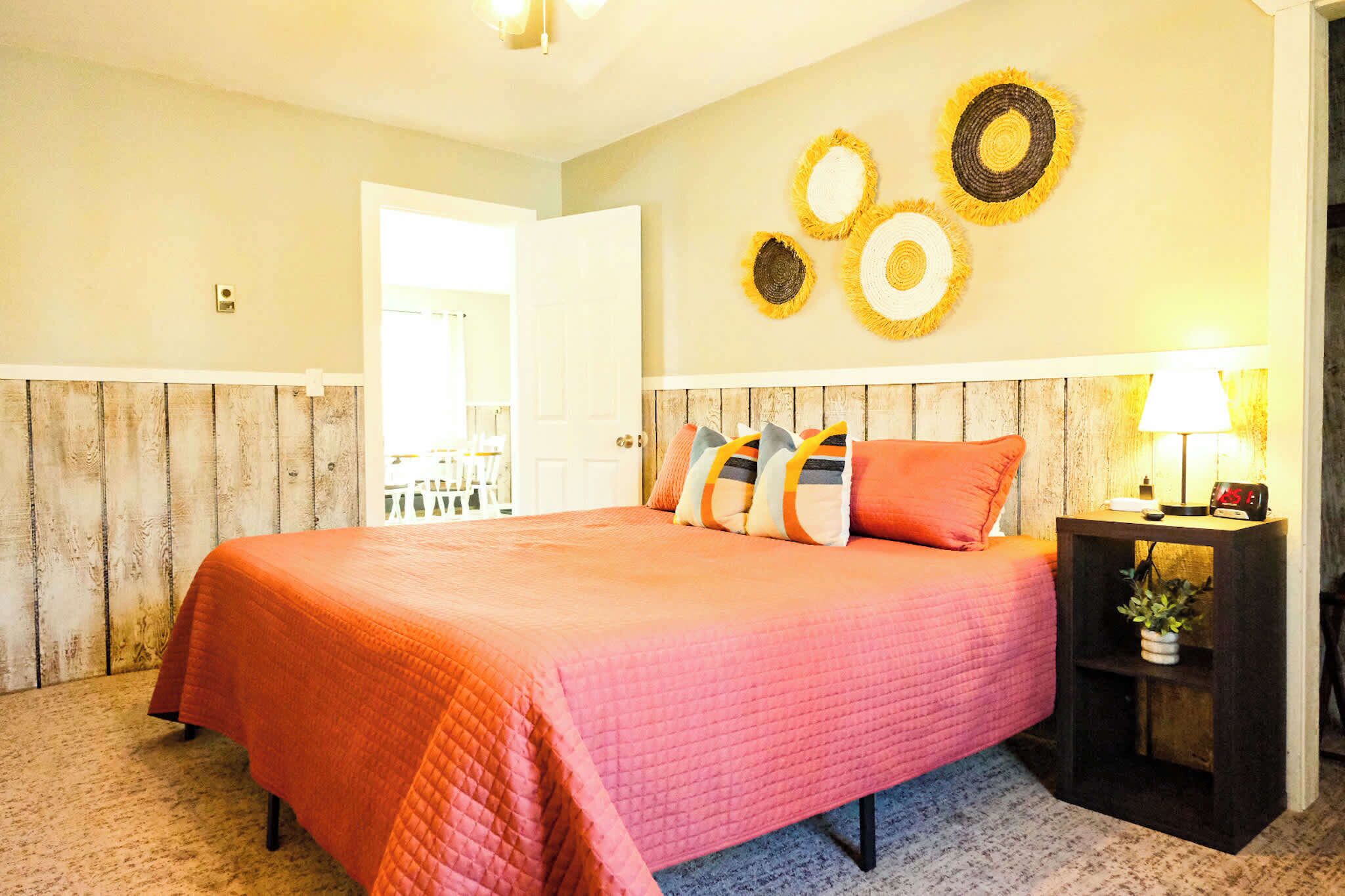 2 bedrooms, iron/ironing board, travel crib, WiFi