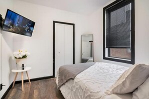 Each bedroom is designed with guests in mind. 4K TVs w/ streaming apps included.