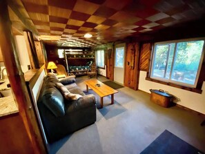 TV, fireplace, offices
