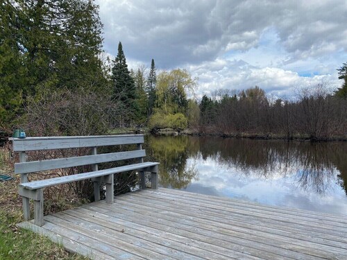 Secluded Riverfront Home in Grayling