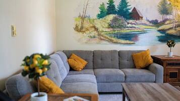 TV, peis og kontorer