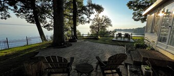 Waterfront indulgence on Oneida Lake. Bring your boat to this pet friendly home