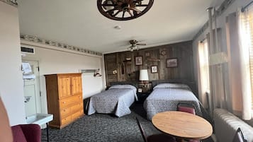 Family Room, 2 Queen Beds, Non Smoking | 1 bedroom, in-room safe, blackout drapes, bed sheets