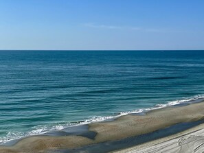 On the beach, sun loungers, beach towels - BEACHFRONT 3 BR, 3 BATH CONDO
NEWLY RENOVATED-GORGEOUS (Murrells Inlet)