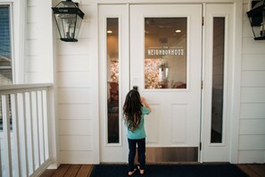 Interior entrance