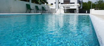 Tranquil SeaView Studio w Pool & Deck near Airport