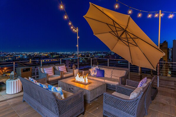 Terrasse sur le toit