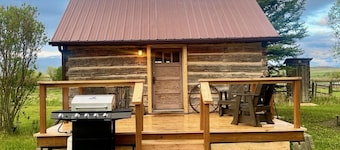 Earl's Cabin. Quiet 1930s hand hewn log cabin. Fishing hunting opportunities.